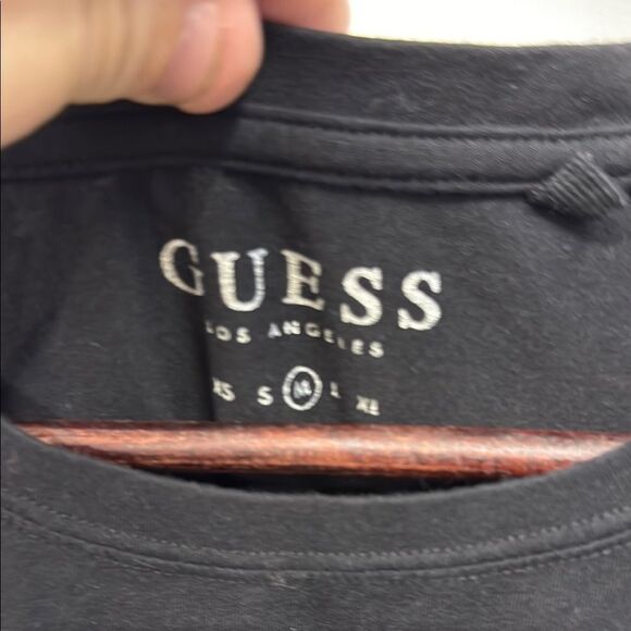 GUESS Black Leopard Print Women's Top - Picture 3 of 3